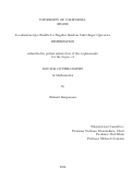 Cover page: Localization-type Results for Singular Random Schrodinger Operators