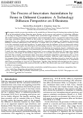 Cover page: The Process of Innovation Assimilation by Firms in Different Countries: A Technology Diffusion Perspective on E-Business