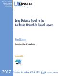 Cover page: Long Distance Travel in the California Household Travel Survey
