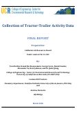 Cover page: Collection of Tractor-Trailer Activity Data