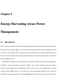 Cover page: Energy Harvesting Aware Power Management