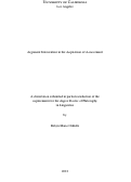 Cover page: Argument Intervention in the Acquisition of A-movement