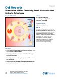 Cover page: Stimulation of Hair Growth by Small Molecules that Activate Autophagy