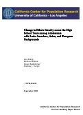 Cover page: Change in Ethnic Identity across the High