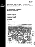 Cover page: Green building performance prediction/assessment