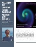 Cover page: Measuring the Unknown Forces that Drive Neutron Star Mergers