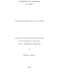 Cover page: Contradictions and the structure of reasoning