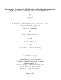 Cover page: Endogenous Econometric Models and Multi-Stage Estimation in High-Dimensional Settings: Theory and Applications