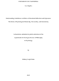 Cover page: Understanding Contributors to Effects of Emotional Reflection and Expression: The Roles of Psychological Distancing, Universality, and Generativity