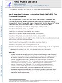 Cover page: North American Prodrome Longitudinal Study (NAPLS 2): The Prodromal Symptoms.