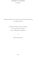 Cover page: A Hopf-Lax formulation of the eikonal equation for parallel redistancing and oblique projection