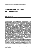 Cover page: Contemporary Tribal Codes and Gender Issues