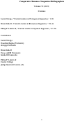 Cover page: Comparative Romance Linguistics Bibliographies Volume 70 (2022)