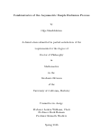 Cover page: Combinatorics of the Asymmetric Simple Exclusion Process