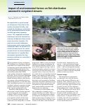 Cover page: Impact of environmental factors on fish distribution assessed in rangeland streams