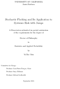 Cover page: Stochastic Flocking and Its Application to Systemic Risk with Jumps