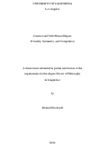 Cover page: Contrast and Verb Phrase Ellipsis: Triviality, Symmetry, and Competition