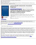 Cover page: Physician Review Websites: Effects of the Proportion and Position of Negative Reviews on Readers’ Willingness to Choose the Doctor