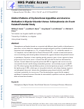 Cover page: Distinct Patterns of Dysfunctional Appetitive and Aversive Motivation in Bipolar Disorder Versus Schizophrenia: An Event-Related Potential Study