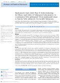 Cover page: Randomized, Open-Label Phase II Study Evaluating the Efficacy and Safety of Talimogene Laherparepvec in Combination With Ipilimumab Versus Ipilimumab Alone in Patients With Advanced, Unresectable Melanoma