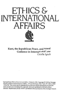 Cover page: Kant, the Republican Peace, and Moral Guidance in International Law