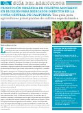Cover page: Producción orgánica de cultivos asociados en bloques para mercados directos en la Costa Central de California:&nbsp;Una guía para agricultores principiantes de cultivos especializados