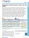 Cover page: Aggregation-Induced Emission (AIE), Life and Health.