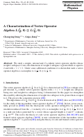 Cover page: A Characterization of Vertex Operator Algebra $${L(\frac{1}{2},0)\otimes L(\frac{1}{2},0)}$$