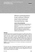 Cover page: Direct Participation: Law School Clinics and International Humanitarian Law