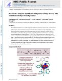 Cover page: Palladium-Catalyzed Aryldifluoromethylation of Aryl Halides with Aryldifluoromethyl Trimethylsilanes.