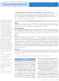 Cover page: Cabozantinib in Progressive Medullary Thyroid Cancer