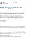 Cover page: Bayesian phylogenetic and phylodynamic data integration using BEAST 1.10
