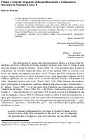 Cover page: Pensiero verticale: negazione della mediterraneità e radicamento terrestere in Vincenzo Cuoco
