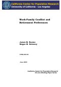 Cover page: Work-Family Conflict and Retirement Preferences