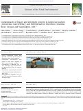 Cover page: Contaminants of legacy and emerging concern in largescale suckers (Catostomus macrocheilus) and the foodweb in the lower Columbia River, Oregon and Washington, USA