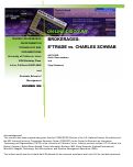 Cover page: Online Discount Brokerages: E*Trade vs. Charles Schwab