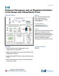 Cover page: Enhancer Divergence and cis-Regulatory Evolution in the Human and Chimp Neural Crest
