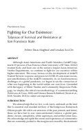 Cover page: Fighting for Our Existence: Talanoas of Survival and Resistance at San Francisco State