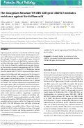 Cover page: The Gossypium hirsutum TIR‐NBS‐LRR gene GhDSC1 mediates resistance against Verticillium wilt