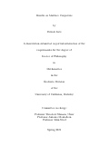 Cover page: Results on Martin's Conjecture