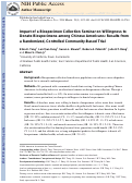 Cover page: Impact of a Biospecimen Collection Seminar on Willingness to Donate Biospecimens among Chinese Americans: Results from a Randomized, Controlled Community-Based Trial