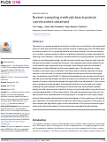 Cover page: Rumen sampling methods bias bacterial communities observed.