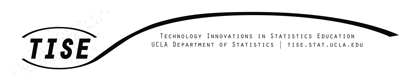 Technology Innovations in Statistics Education banner