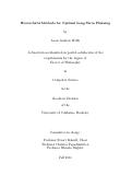 Cover page: Hierarchical Methods for Optimal Long-Term Planning