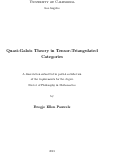 Cover page: Quasi-Galois theory in tensor-triangulated categories