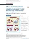 Cover page: Diffusion Tensor Cardiac Magnetic Resonance Reveals Exosomes From Cardiosphere-Derived Cells Preserve Myocardial Fiber Architecture After Myocardial Infarction