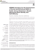 Cover page: SENNA Inventory for the Assessment of Social and Emotional Skills in Public School Students in Brazil: Measuring Both Identity and Self-Efficacy