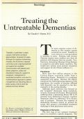 Cover page: Treating the untreatable dementias