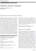 Cover page: Epidemiology and etiology of meningioma