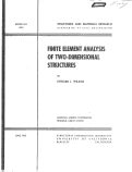 Cover page: Finite Element Analysis of Two-Dimensional Structures
